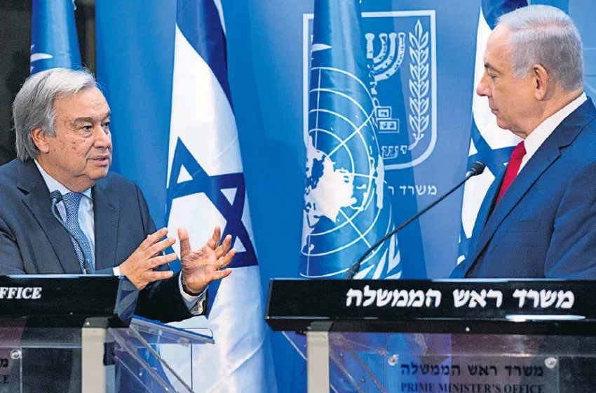  Ισραήλ κατά Γκουτέρες: Μετέτρεψε τον ΟΗΕ σε αντισημιτικό οργανισμό που ενθαρρύνει την τρομοκρατία