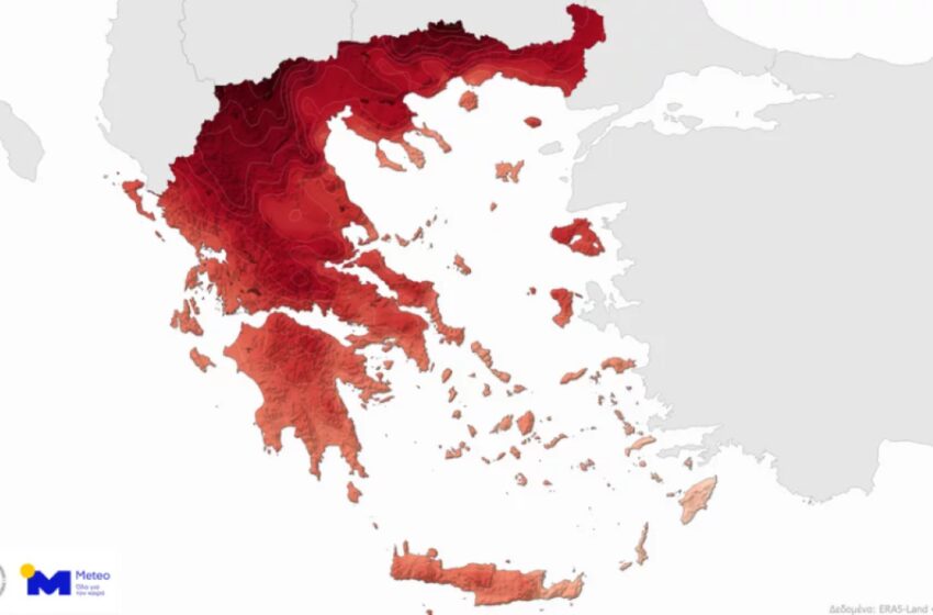  Meteo:Ο χειμώνας του 2023-24 ήταν ο θερμότερος όλων των εποχών στην Ελλάδα