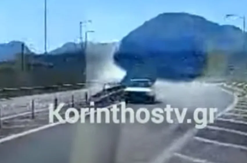  Οδηγός μπήκε ανάποδα στην Εθνική Οδό Κορίνθου-Τρίπολης