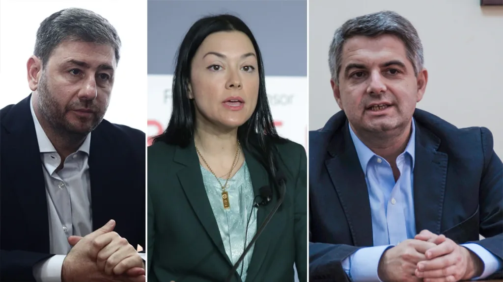 pasok androulakis giannakopoulou konstantinopoulos