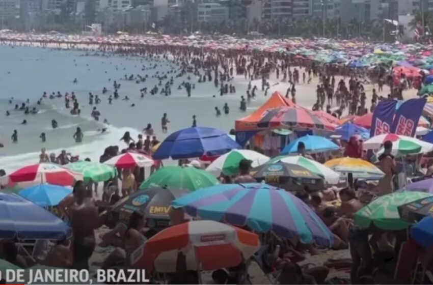  “Καίγεται” η Βραζιλία: Στους 62,3°C η αίσθηση θερμοκρασίας -Χάος στις παραλίες (vid)