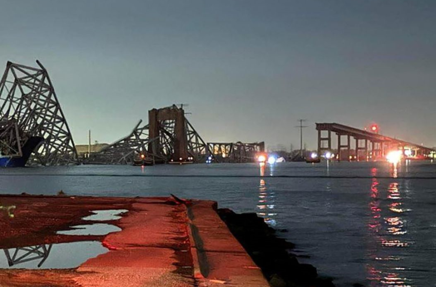  Κατάρρευση γέφυρας/Βαλτιμόρη: Εικόνες σοκ κατά την πρόσκρουση του πλοίου- Οι πιθανές αιτίες- Έρευνες και μαρτυρίες