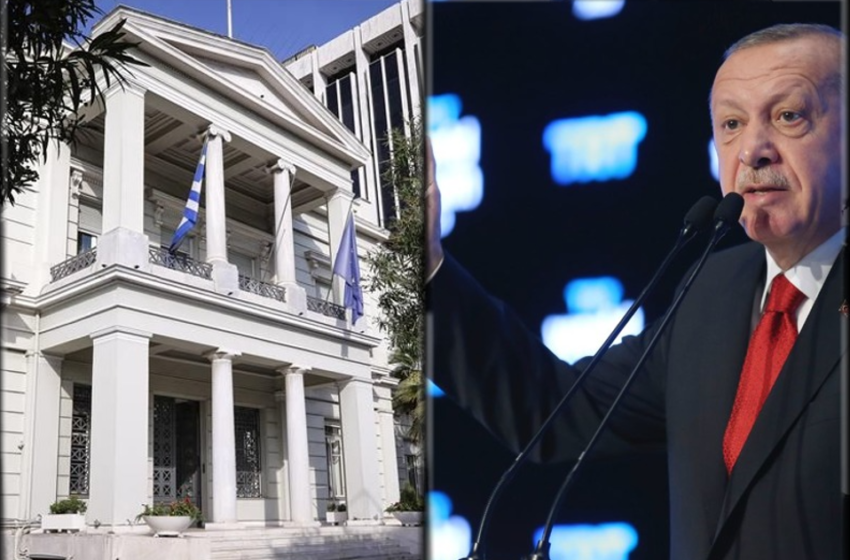  Η Αθήνα απαντά στον Ερντογάν για την Κύπρο: Πρόδηλη στρέβλωση, προσβολή μνήμης των θυμάτων