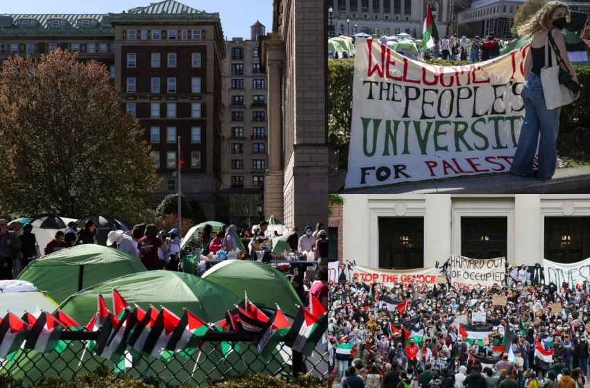  Αναβρασμός στα αμερικανικά πανεπιστήμια από διαδηλώσεις φοιτητών υπέρ της Παλαιστίνης -Κατασκηνώνουν απ’ έξω -Εκατοντάδες συλλήψεις(vid)