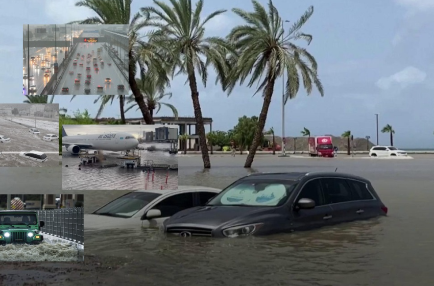  “Βυθίστηκε” το Ντουμπάϊ – Εικόνες αποκάλυψης από τις σφοδρές βροχοπτώσεις και τις πλημμύρες