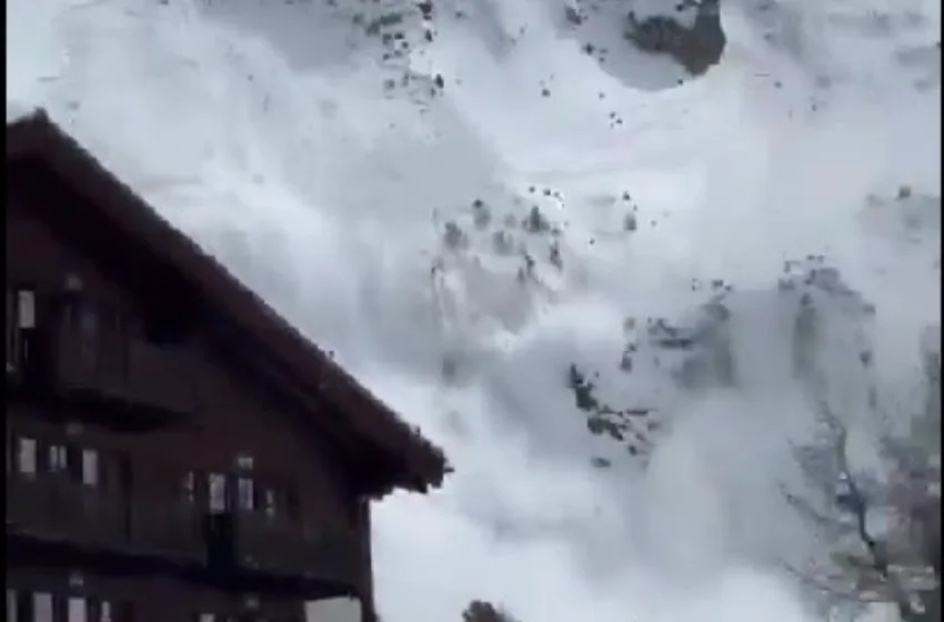  Ελβετία: Χιονοστιβάδα παρέσυρε αρκετούς σκιέρ – Σοκαριστικό βίντεο