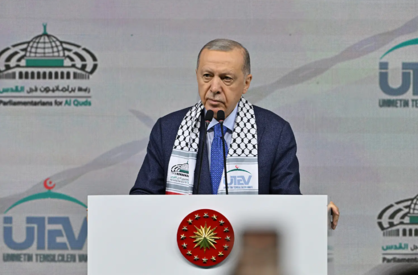  Ερντογάν: Οι πολιτικές που εφαρμόζονται από “ορισμένες χώρες ” για τη Γάζα έχουν “κλονίσει την πίστη” στην Ευρωπαϊκή Ένωση