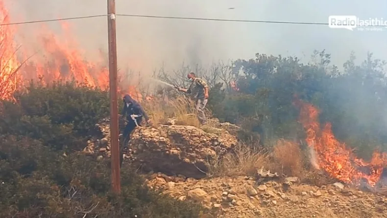  Συνελήφθη 35χρονος για την μεγάλη φωτιά στο Λασίθι