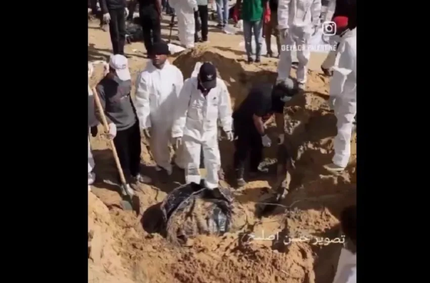  Γάζα/Φρίκη: Εκατοντάδες πτώματα σε 3 ομαδικούς τάφους στο νοσοκομείο Νάσερ (vid)