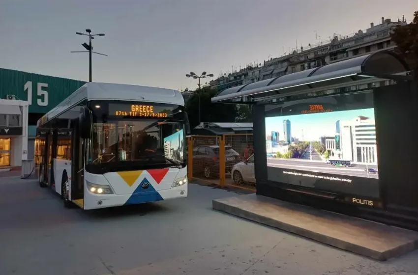  Πρεμιέρα για τα ηλεκτρικά λεωφορεία-Πρώτο δρομολόγιο με επιβάτες