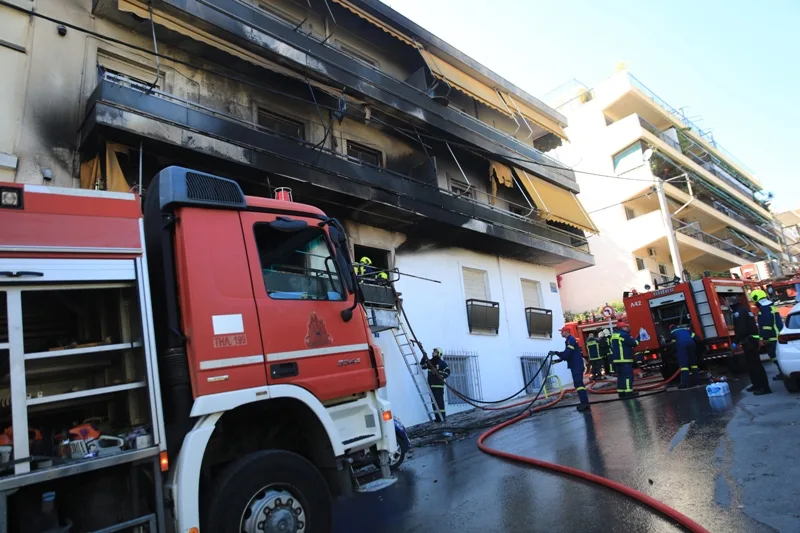  Ριζούπολη: Φωτιά σε διαμέρισμα πολυκατοικίας