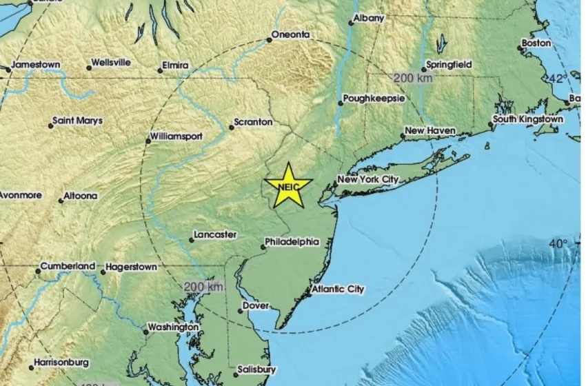  ΗΠΑ: Σεισμός 4,8 βαθμών στη Νέα Υόρκη και το Νιου Τζέρσεϊ