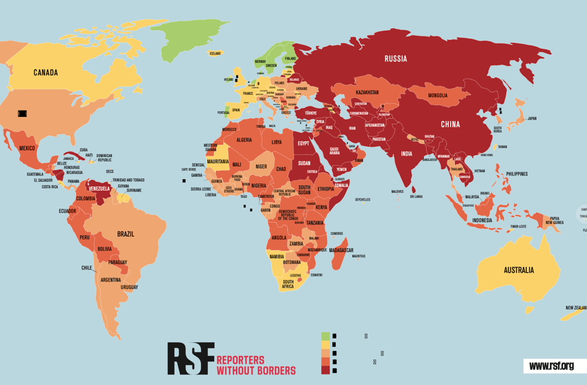  RSF/Ελευθερία του Τύπου: Βελτιώθηκε η θέση της Ελλάδας με οριακή άνοδο της βαθμολογίας