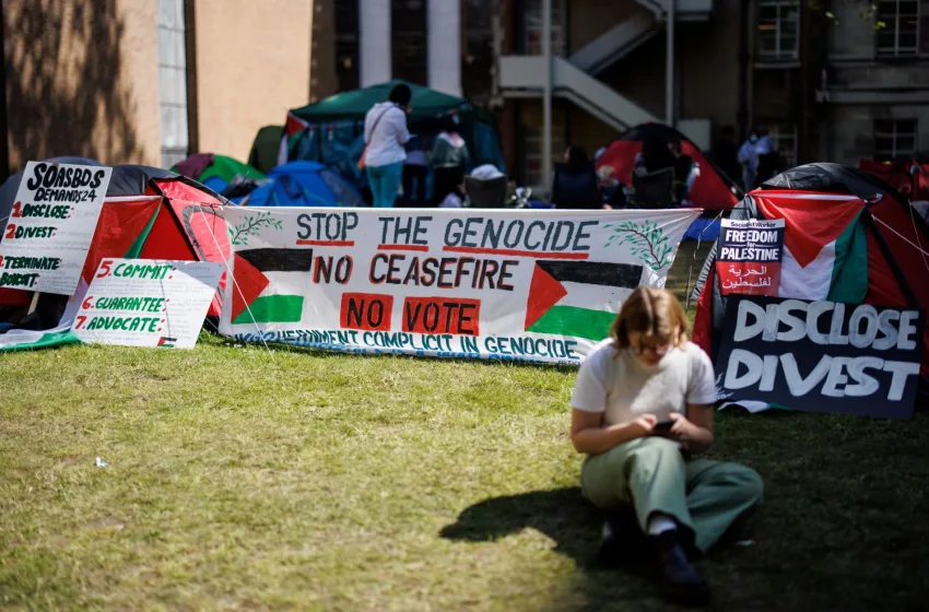  Έφτασαν στα Βρετανικά πανεπιστήμια οι καταλήψεις υπέρ της Παλαιστίνης