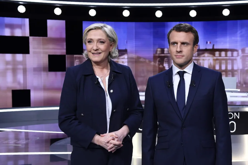 macron lepen gallia dimoskopiseis