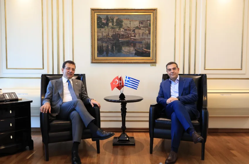  Τσίπρας-Ιμάμογλου: Οι προοδευτικές δυνάμεις να συνεχίσουμε την προσπάθεια για βελτίωση των ελληνοτουρκικών σχέσεων