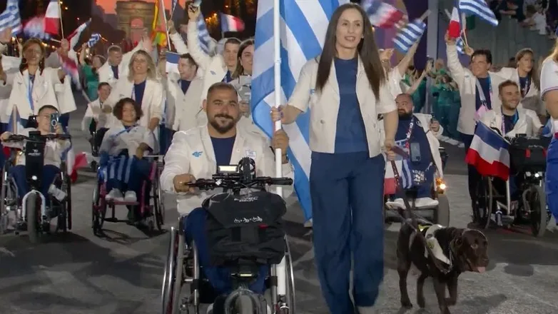  Η είσοδος την ελληνικής αποστολής στους Παραολυμπιακούς Αγώνες (vid)