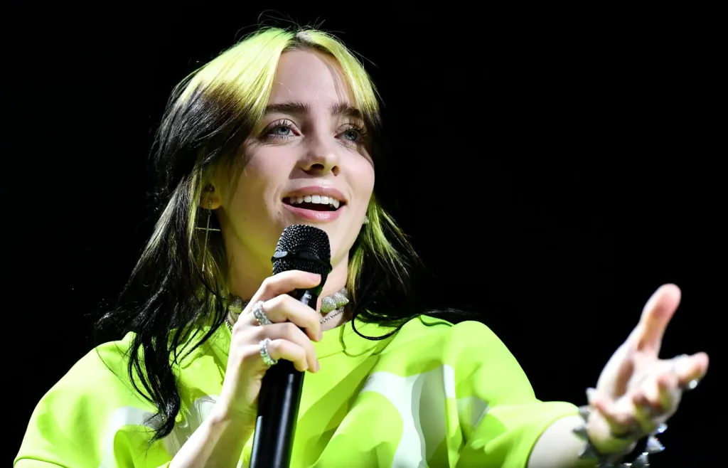 billie eilish kamala xaris