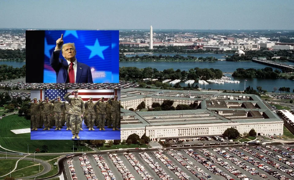 trump pentagon png