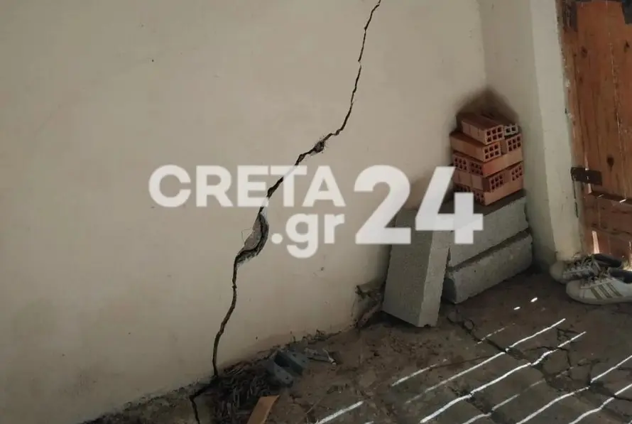 Λέκκας: ''Γεωλογικό φαινόμενο οι ρηγματώσεις στις Βούτες Ηρακλείου – Να μην κατοικηθούν κάποιες κατοικίες'' 5 2 23