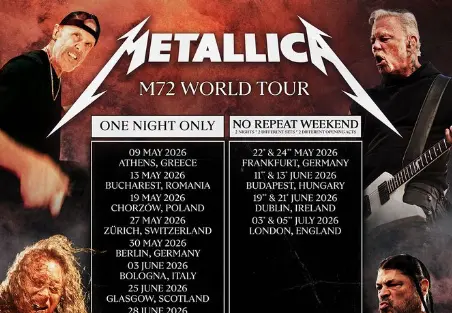  Οι Metallica ξανάρχονται!