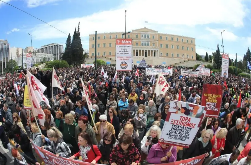  Εργατική Πρωτομαγιά: Ολοκληρώθηκαν οι πορείες – Άνοιξαν δρόμοι και σταθμοί μετρό