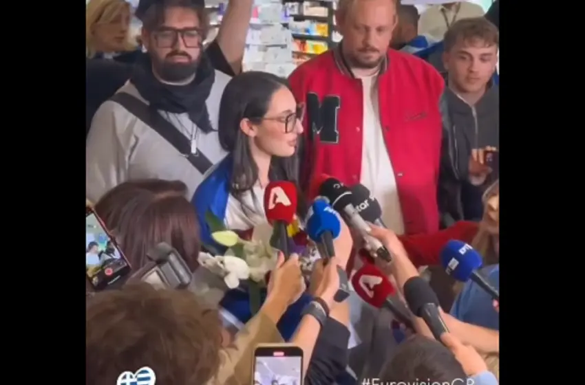  Eurovision: Επέστρεψε η ελληνική αποστολή-Κλαυδία: Η 6η θέση για μένα πραγματικά ήταν νίκη
