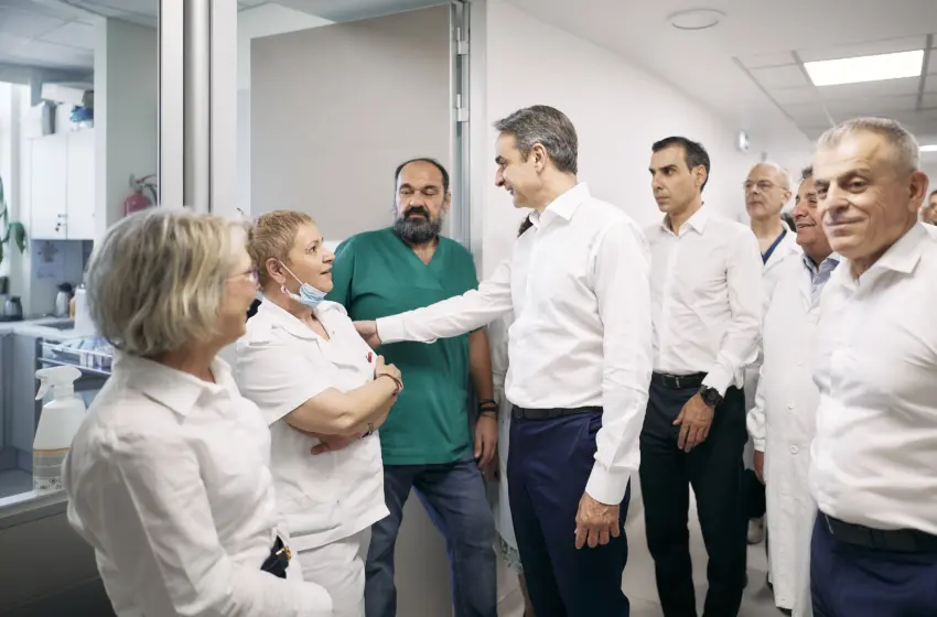  Το πλήρως ανακαινισμένο ΤΕΠ του ΚΑΤ επισκέφθηκε ο Μητσοτάκης- “Εδώ είναι το σπίτι μας”