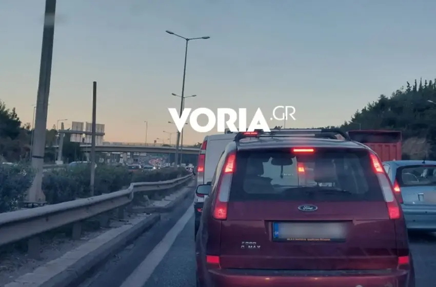  Θεσσαλονίκη: Καραμπόλα 7 οχημάτων στον περιφερειακό