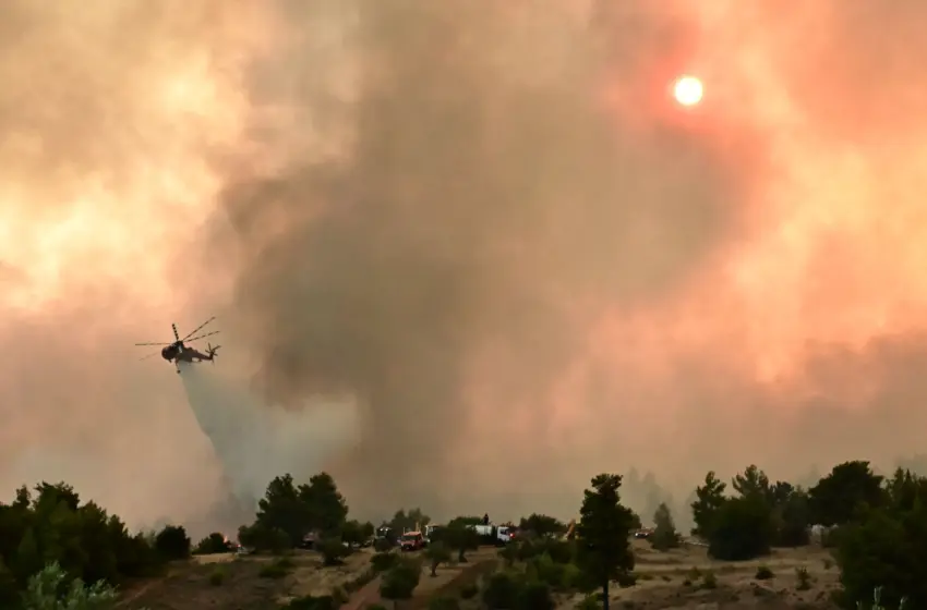  Χίος: Διαδοχικά μηνύματα από το 112-Εκκένωση σε 4 περιοχές