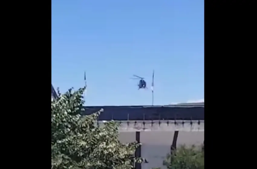  Με ελικόπτερο έφτασε  στο γήπεδο της Τούμπας ο Ιβάν Σαββίδης