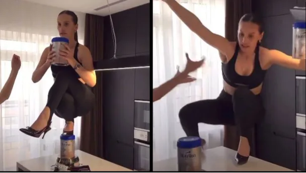  Ρωσίδα influencer τραυματίστηκε σοβαρά στο Nicki Minaj stiletto