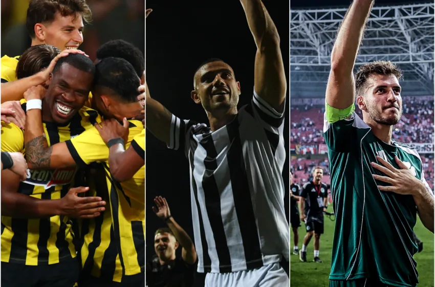  Μαγική βραδιά… ΑΕΚ, ΠΑΟΚ και Παναθηναϊκός στη League phase Europa και Conference League