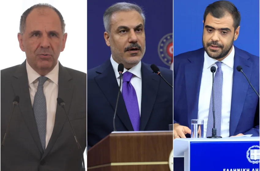  Γεραπετρίτης-Μαρινάκης απαντούν στον Φιντάν-Ανεβαίνουν οι τόνοι της ρητορικής με αφορμή τις απειλές του Τούρκου ΥΠΕΞ