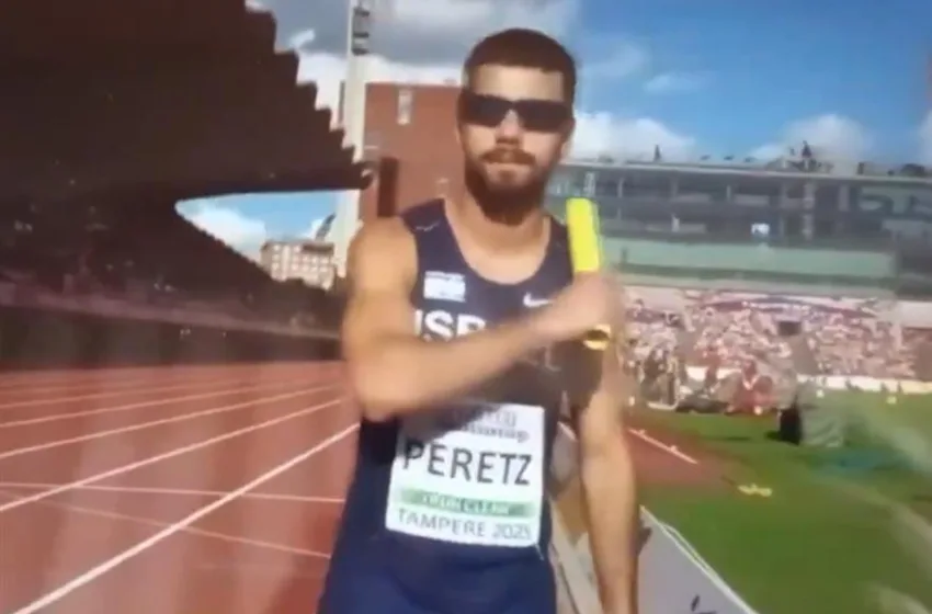  Σοκ! Ισραηλινός αθλητής έκανε χειρονομία αποκεφαλισμού μπροστά στην κάμερα