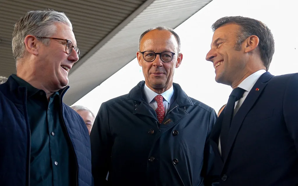 macron merts starmer