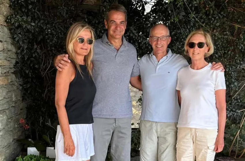  Μητσοτάκης: Στην Τήνο με τον πρωθυπουργό του Λουξεμβούργου 