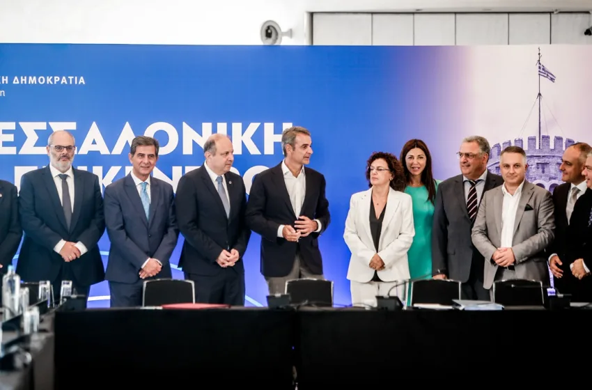  LIVE Ομιλία Μητσοτάκη στη Θεσσαλονίκη- Εκδήλωση για την παρουσίαση των έργων