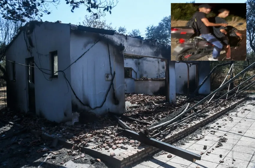  Εμπρησμοί: Φωτογραφίες ντοκουμέντο από τους συλληφθέντες για τη φωτιά στα Συχαινά
