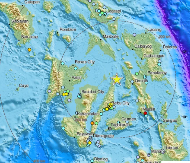  Σεισμός 6,7 Ρίχτερ στις Φιλιππίνες