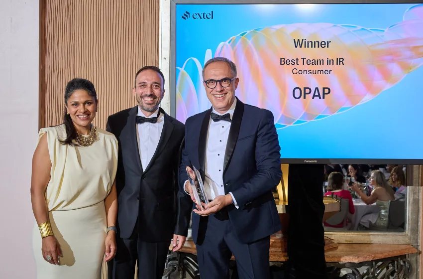  Οι παρέες γράφουν ιστορία: Διεθνής διάκριση για την Ομάδα Επενδυτικών Σχέσεων του ΟΠΑΠ στο Λονδίνο