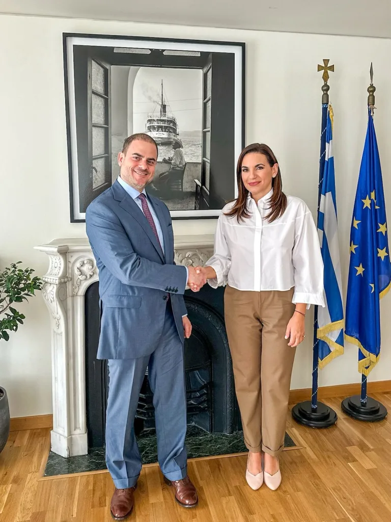 Συνάντηση Ολ. Κεφαλογιάννη - Ι. Σαρακάκη για την αύξηση έλευσης, Αμερικανών τουριστών 2 WhatsApp Image 2025 09 18 at 10.54.16