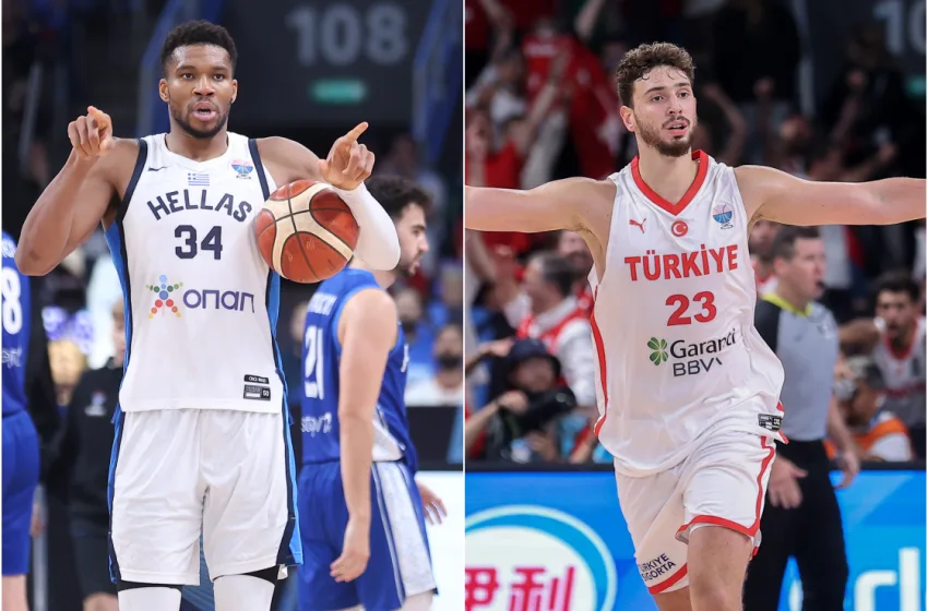  Ψυχρό κλίμα μεταξύ Αντετοκούνμπο – Σενγκούν στην απονομή για την καλύτερη πεντάδα-Δεν έδωσαν τα χέρια