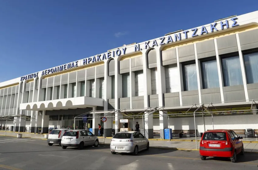 irakleio aerodromio exafanisi