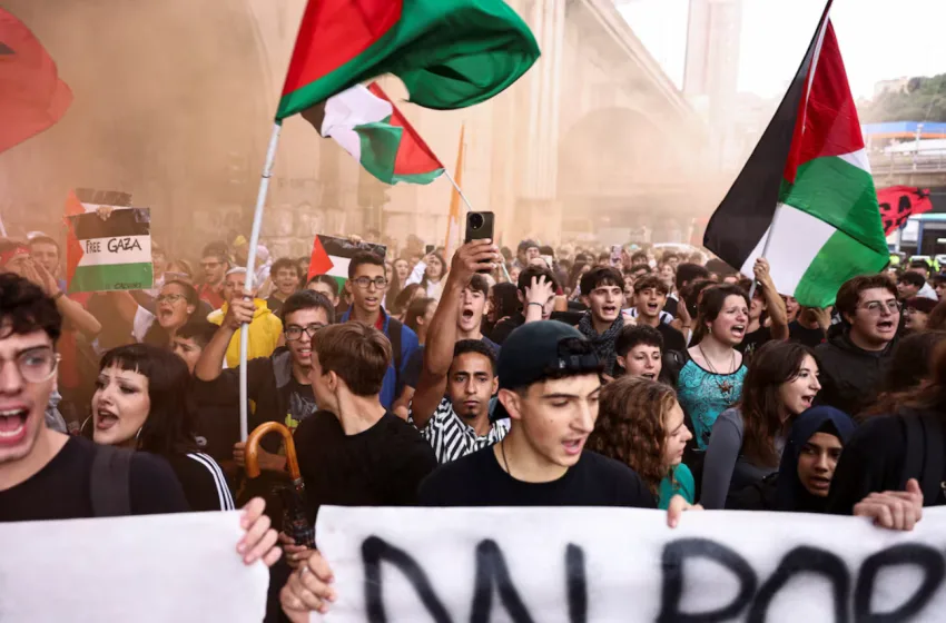  Ιταλία: Χιλιάδες στην απεργία υπέρ Παλαιστίνης- Συγκρούσεις με την αστυνομία (vid)