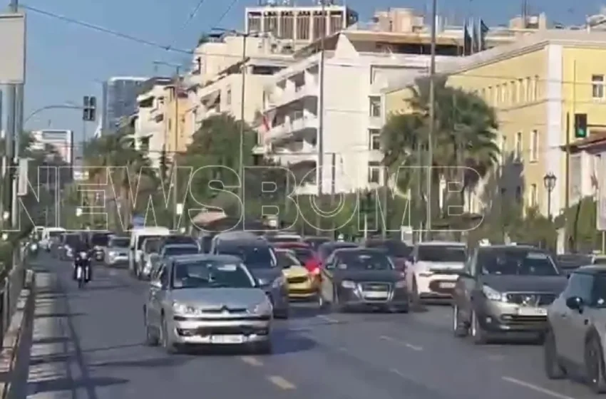   Βασιλίσσης Σοφίας: Τέσσερα Ι.Χ. ακινητοποιημένα – “Έμφραγμα” στο κέντρο