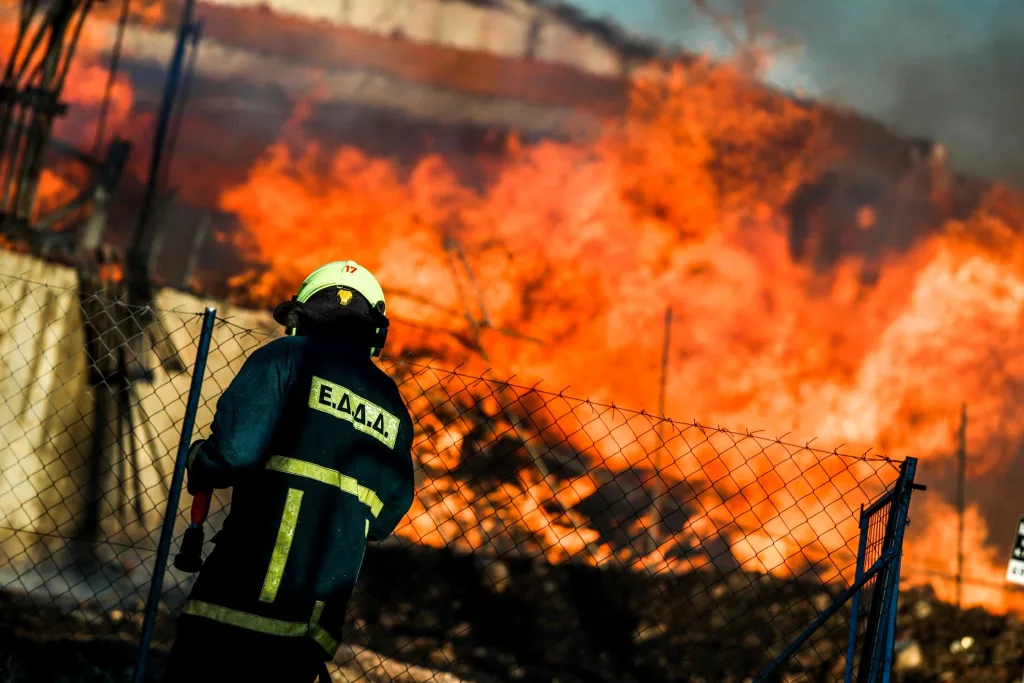 menidi fotia ergostasio