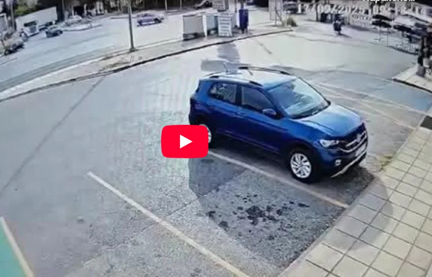  Βίντεο σοκ από το θανατηφόρο στη Θεσσαλονίκη-Η μοτοσυκλέτα “καρφώνεται” στη νταλίκα που βγαίνει στον δρόμο