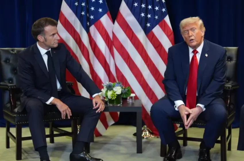  Μακρόν σε Τραμπ:Αναγνώριση Παλαιστίνης δεν σημαίνει ότι ξεχνάμε τη φονική επίθεση Χάμας