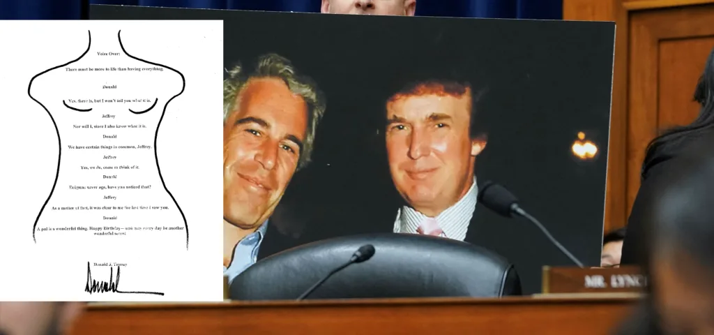 trump epstain skitso